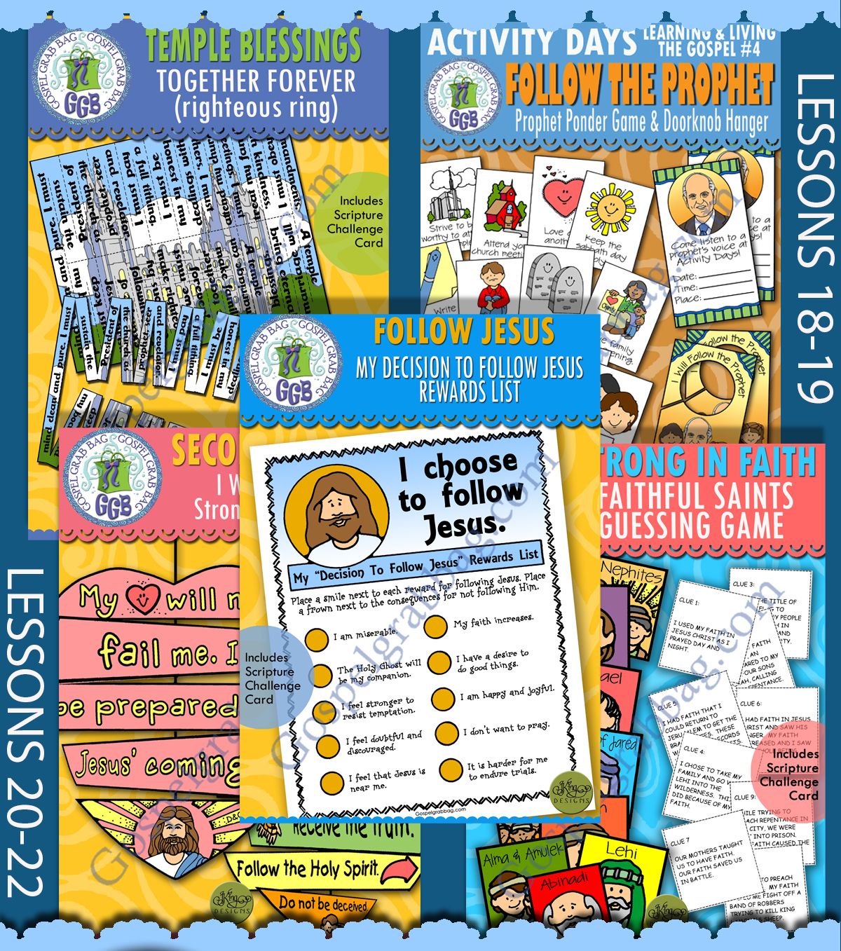 CFM Old Testament May Ages 8-11 BUNDLE -Lesson Lifesaver Activities