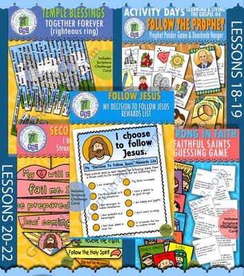 CFM Old Testament May Ages 8-11 BUNDLE -Lesson Lifesaver Activities