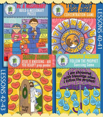 CFM Old Testament October All Ages BUNDLE - Post-and-Present Activities