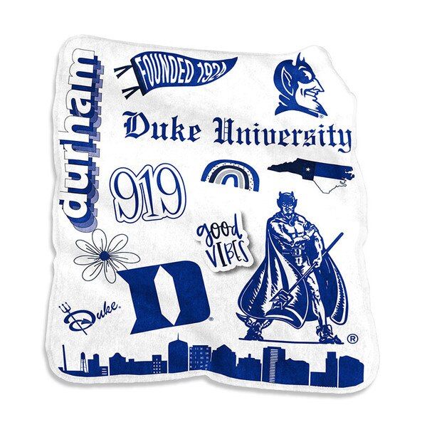 Duke Blue Devils 50" x 60" Native Raschel Blanket