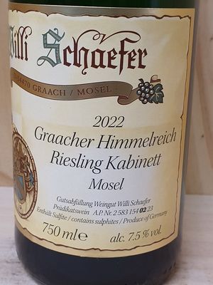 Willi Schaefer - Graacher Himmelreich Riesling Kabinett 2022
