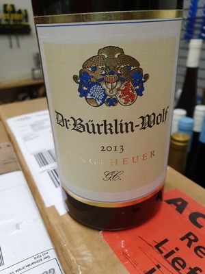 Bürklin-Wolf - Ungeheuer G.C. Riesling 2013 Bürklin-Wolf - Ungeheuer G.C. Riesling 2013