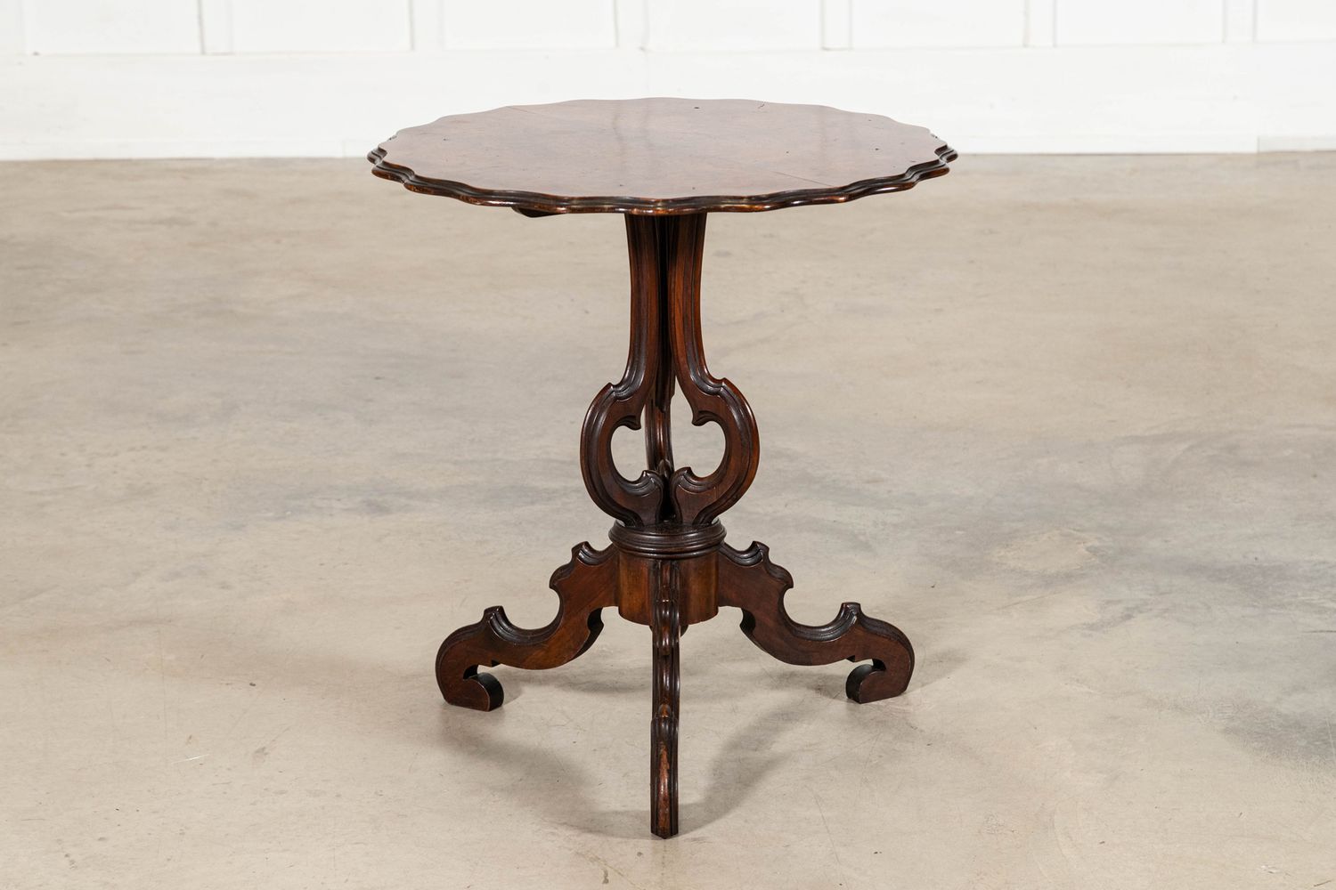 19thC English Burr Walnut Side Table 19thC English Burr Walnut Side Table