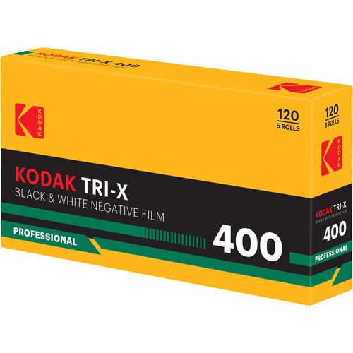 Kodak Eastman Tri-X Pan 400, TX-Pan Black &amp; White Negative Film ISO 400,  format 120mm Size,  expired 07/2028 Retro Packaging