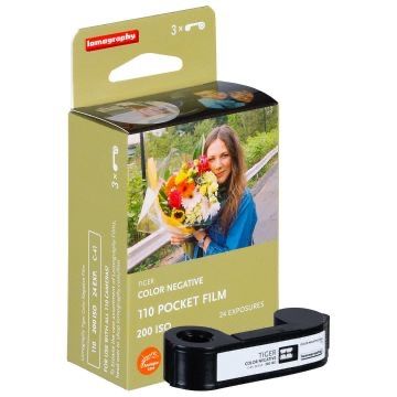 Lomography Tiger Color Negative Film (110 Cartridge, 24 Exposures) Expired 03/2027