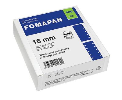 FOMA Fomapan Cine 400 16 mm - 30,5m double-sided perforated