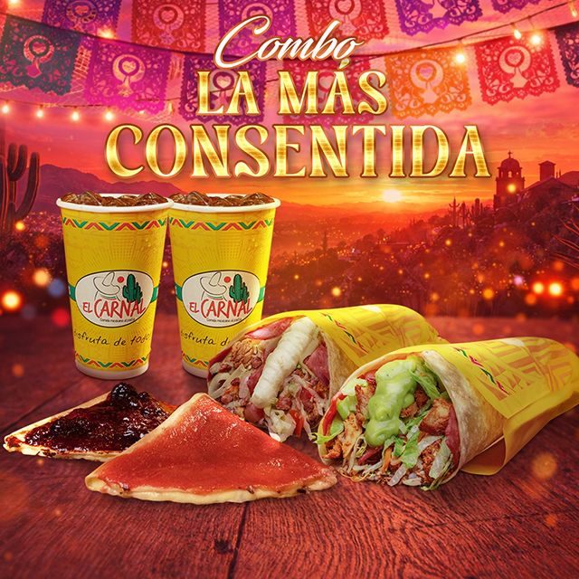 COMBO LA MAS CONSENTIDA:  1 BURRO MIXTO TOCINETA + 1 BURRO SOUR MIXTO TOCINETA + 1 QUESADILLA DULCE + 2 BEBIDAS