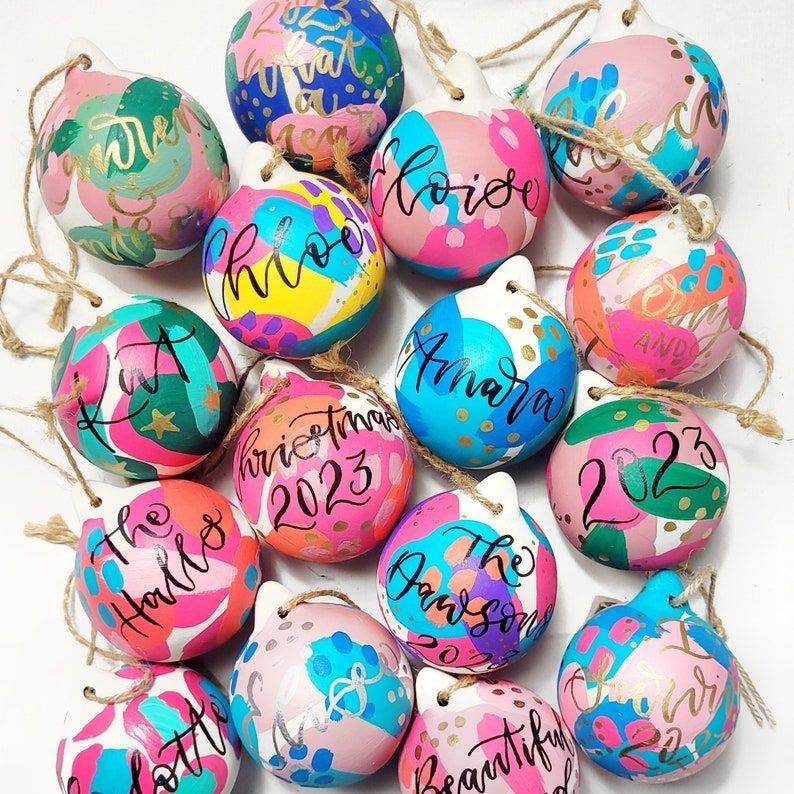 Hand Painted Christmas Bauble Set- Friday 27 Nov, 6-8pm