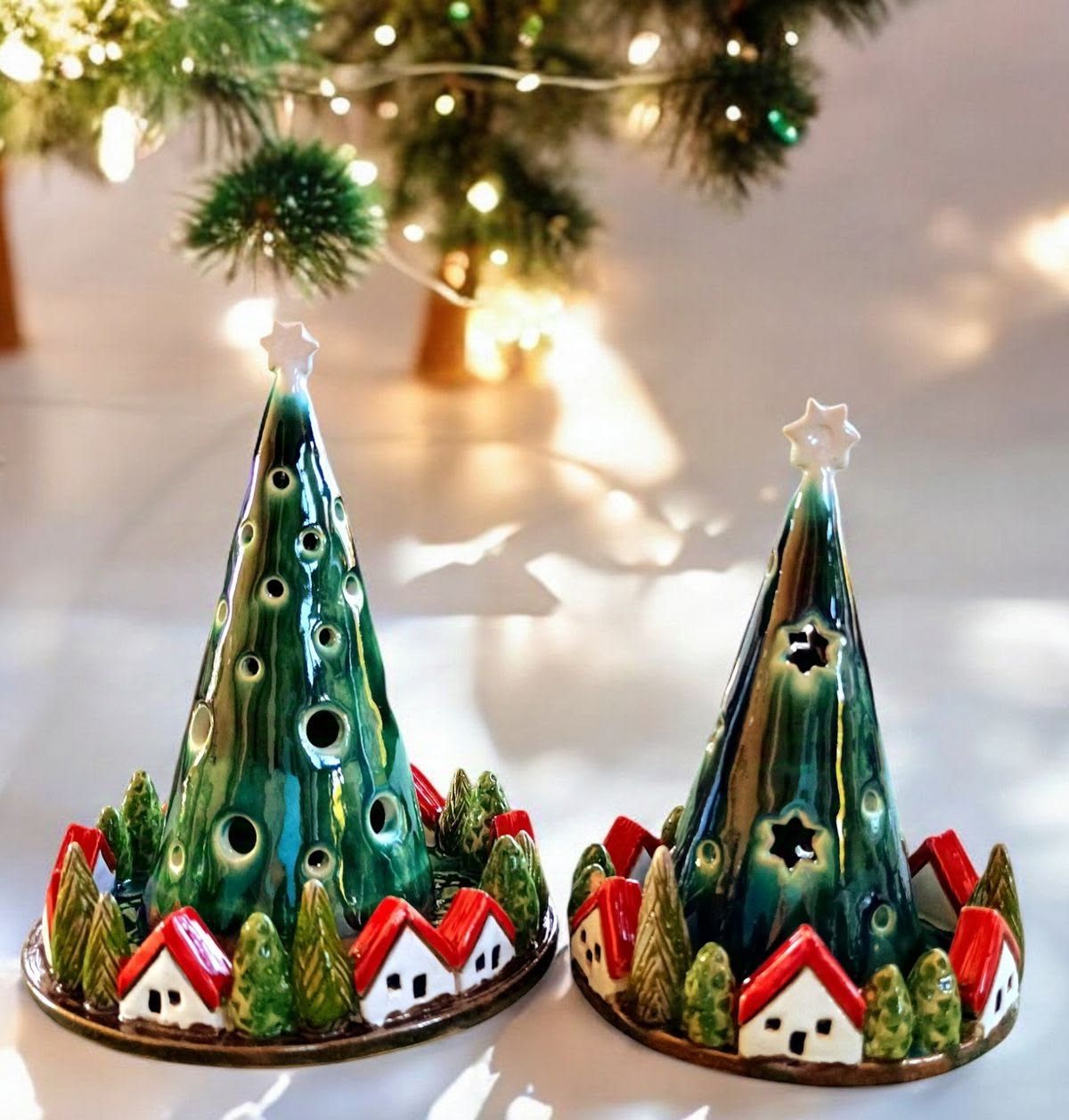 Christmas Village Tea Light Tree, Saturday Nov 28th, 1-3pm