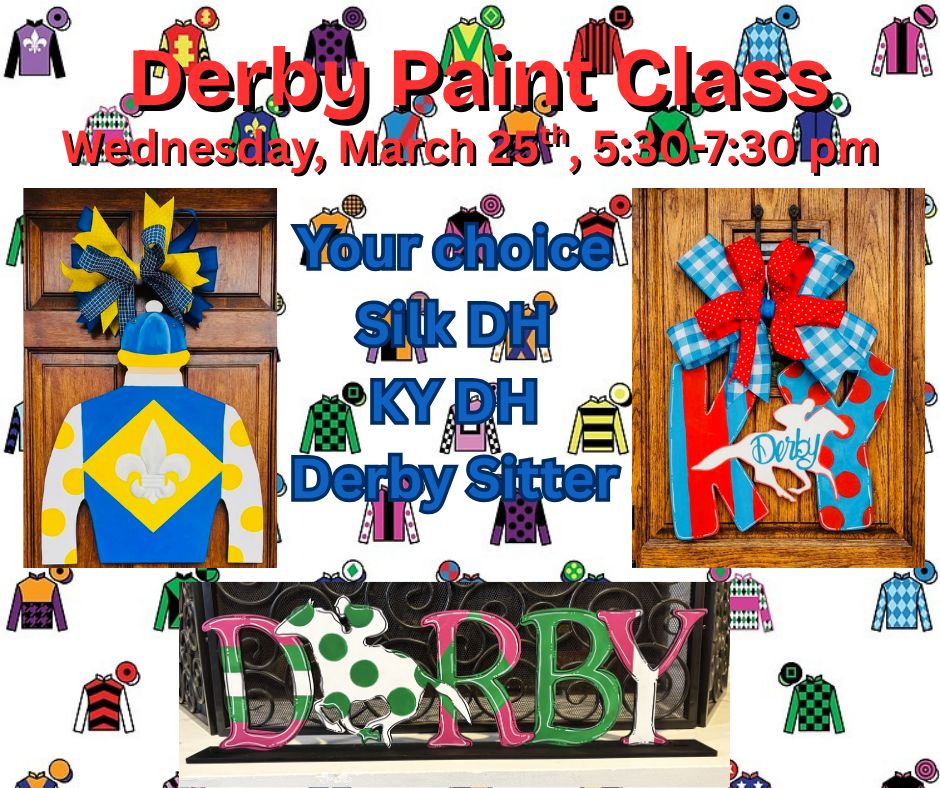 Paint Class--March 25th, 5:30-7:30 pm @ Bearno's in JTown