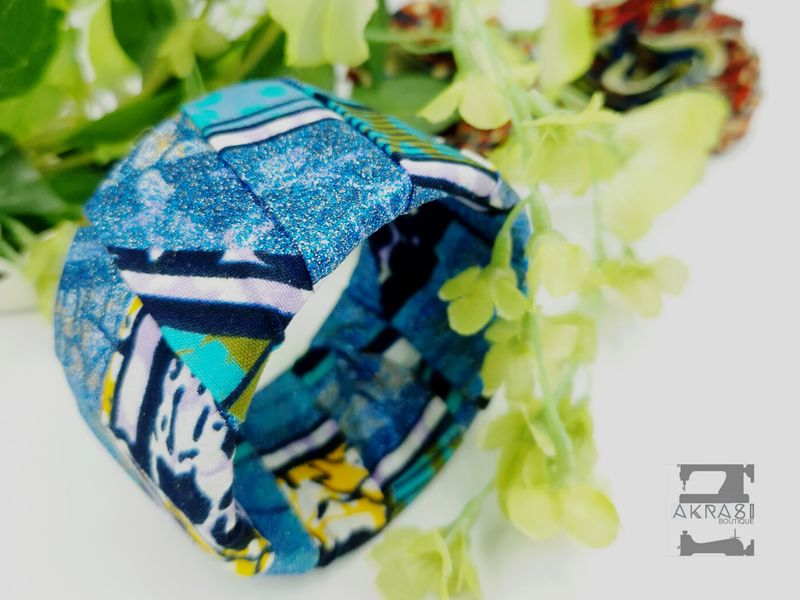 Upcycled ankara bracelet