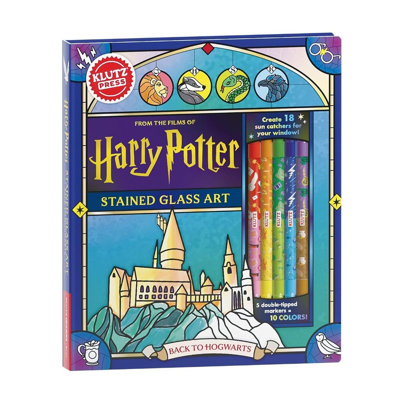 LIBRO VIDRIERAS VUELTA A HOGWARTS HARRY POTTER