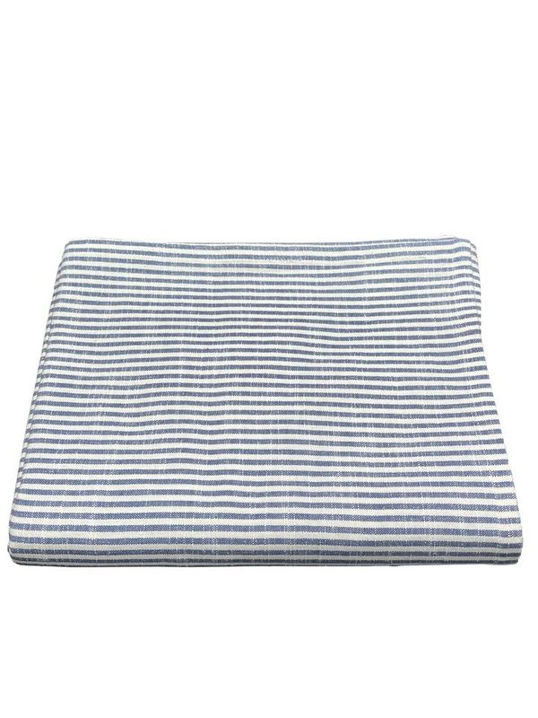 Danishville Tischdecke dunkel blau Streifen Danishville Tischdecke dunkel blau Streifen