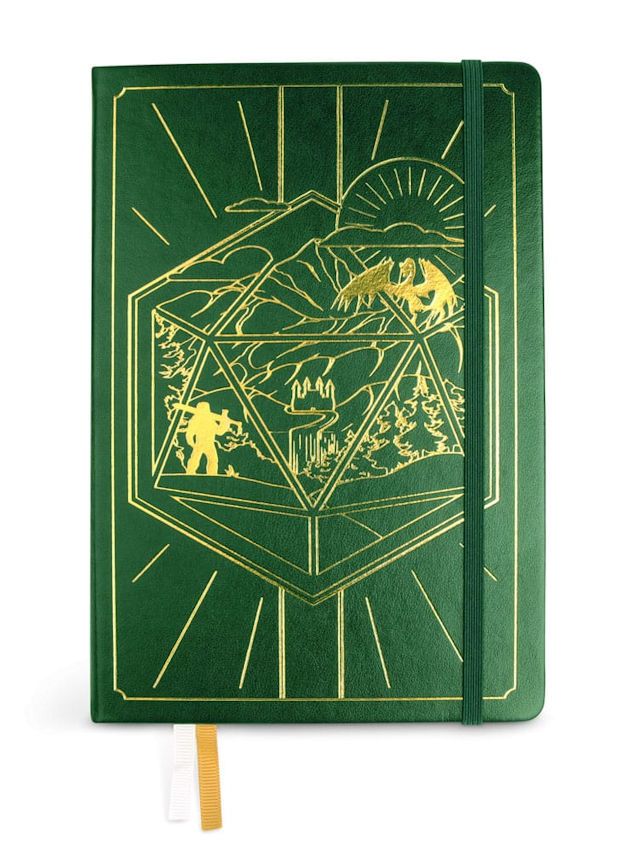 Dungeons & Dragons RPG Journal 5e Green