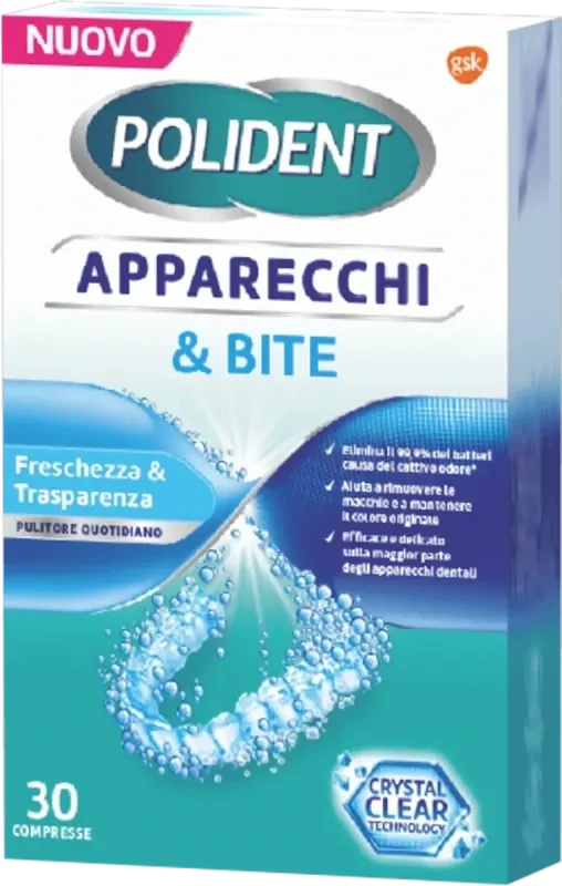 POLIDENT COMPR. X30 APPARECCHI E BITE