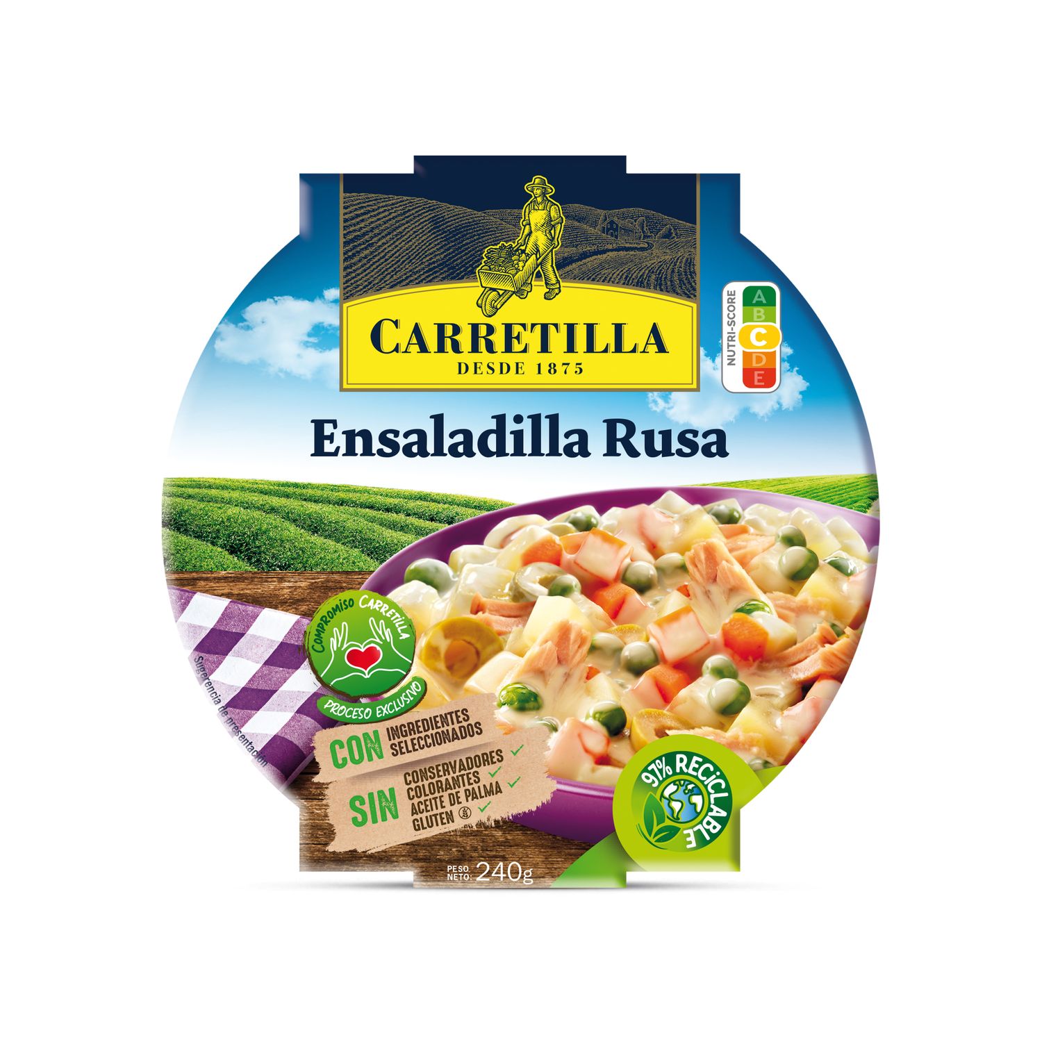 Ensaladilla rusa CARRETILLA 240 g.