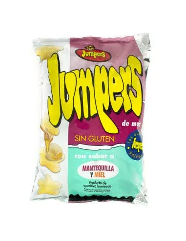 JUMPERS sabor mantequilla y miel 100 g.