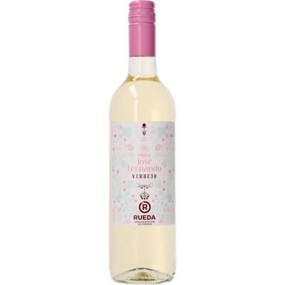 Vino blanco verdejo D. O. Rueda JOSÉ FERNANDO 75 cl.