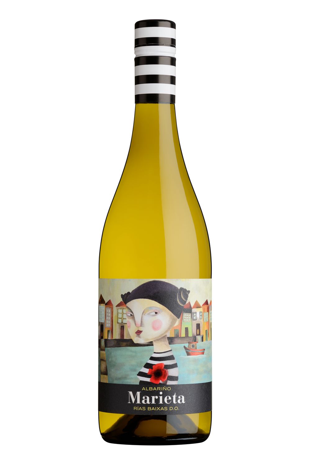 Vino blanco albariño D.O. Rías Baixas MARIETA 75 cl.