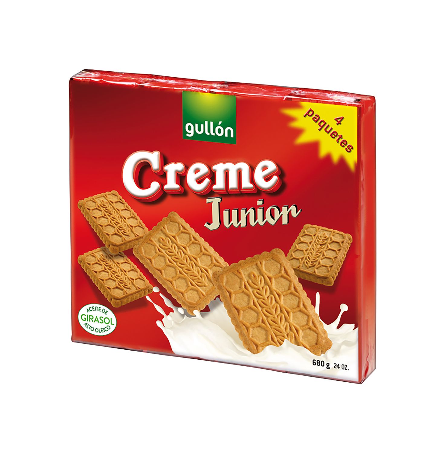 Galletas creme junior GULLÓN 680 g.