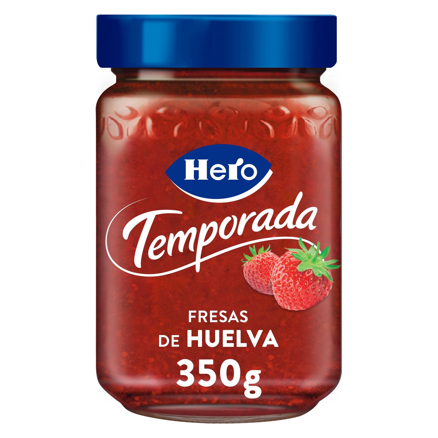 Mermelada de fresas de Huelva temporada HERO 350 g.