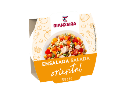Ensalada salada oriental RIANXEIRA 220 g.