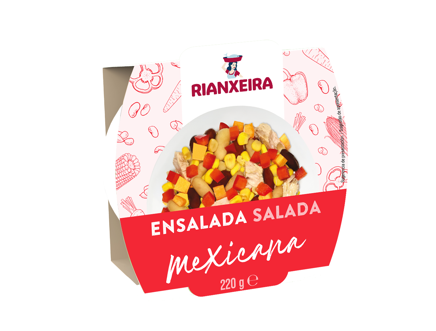 Ensalada salada mexicana RIANXEIRA 220 g.
