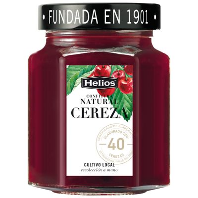 Confitura natural cereza HELIOS 330 g.
