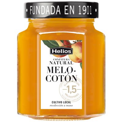 Confitura natural melocotón HELIOS 330 g.