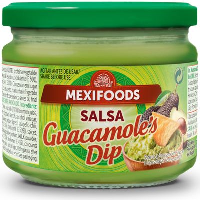 Salsa guacamole's dip MEXIFOODS 300 g.