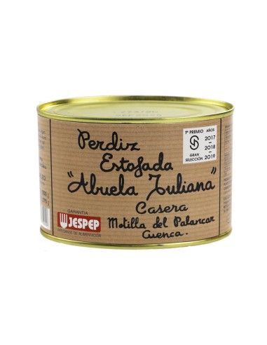 Perdiz estofada "Abuela Juliana" JESPEP 550 g.