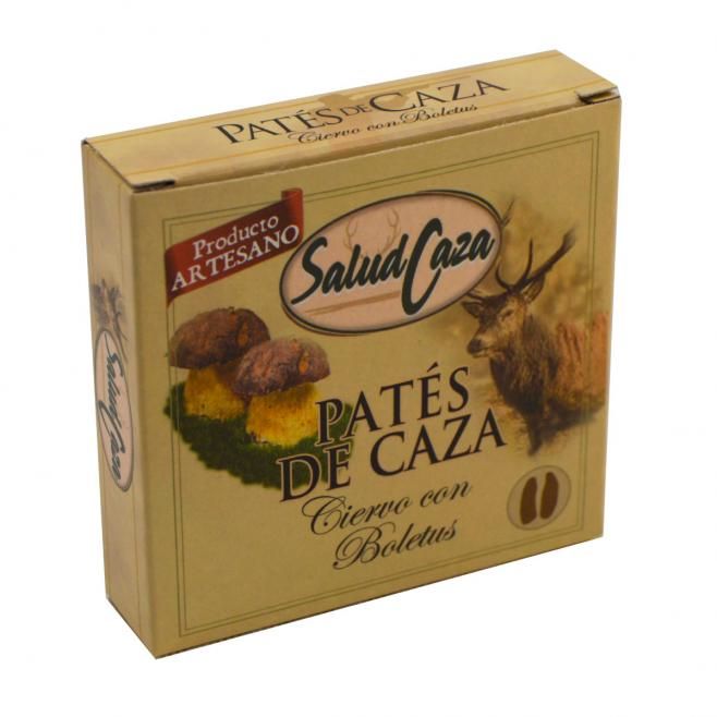 Paté de ciervo con boletus SALUD CAZA 70 g.