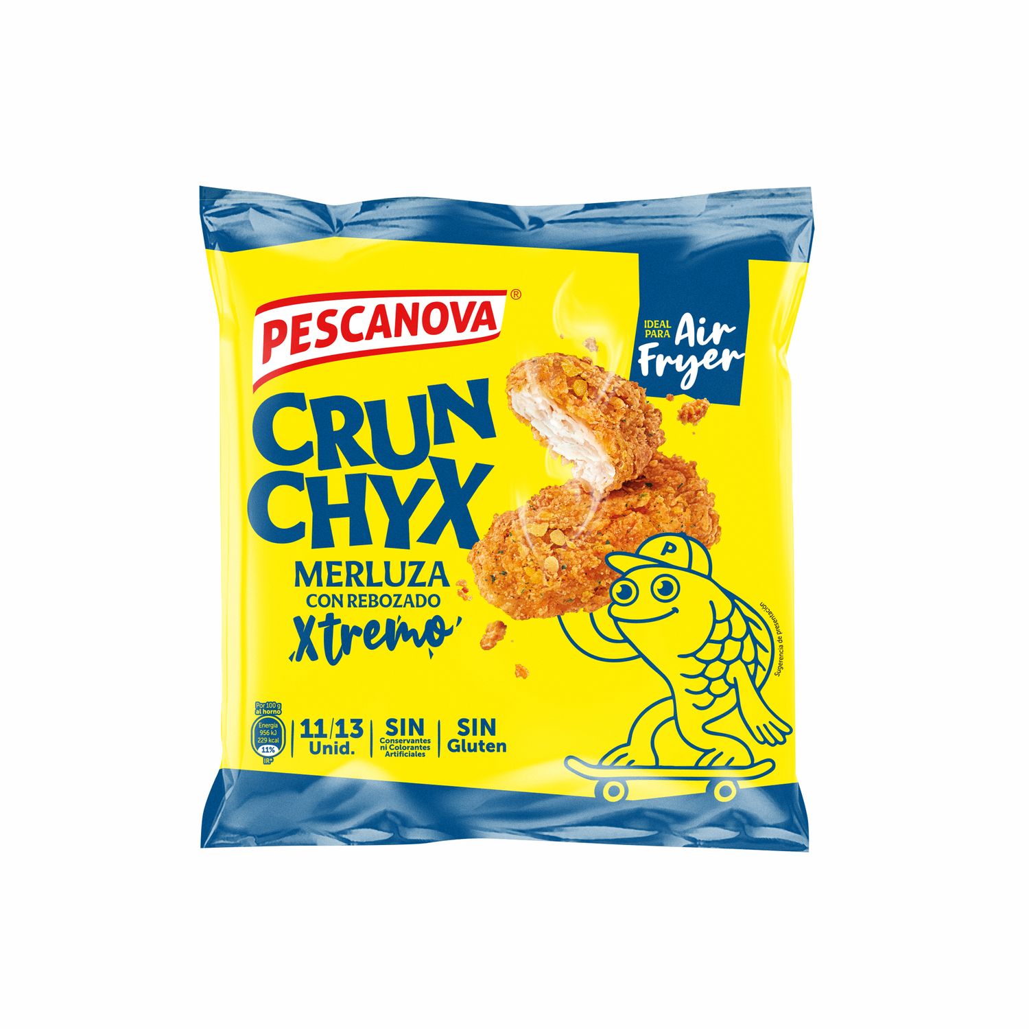 Merluza rebozada crun chyx PESCANOVA 400 g.
