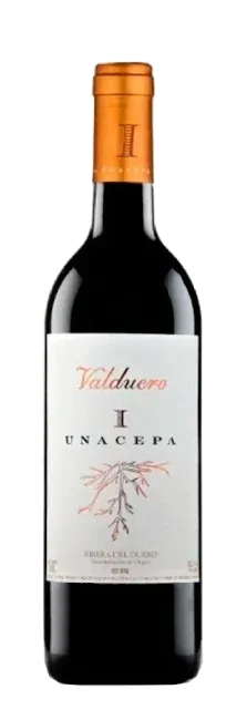 Vino tinto D.O. Ribera del Duero VALDUERO UNA CEPA 75 cl.