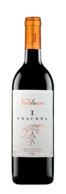 Vino tinto D.O. Ribera del Duero VALDUERO UNA CEPA 75 cl.