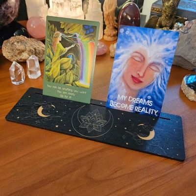 🪷🌙Lotus Moon Card Stand
