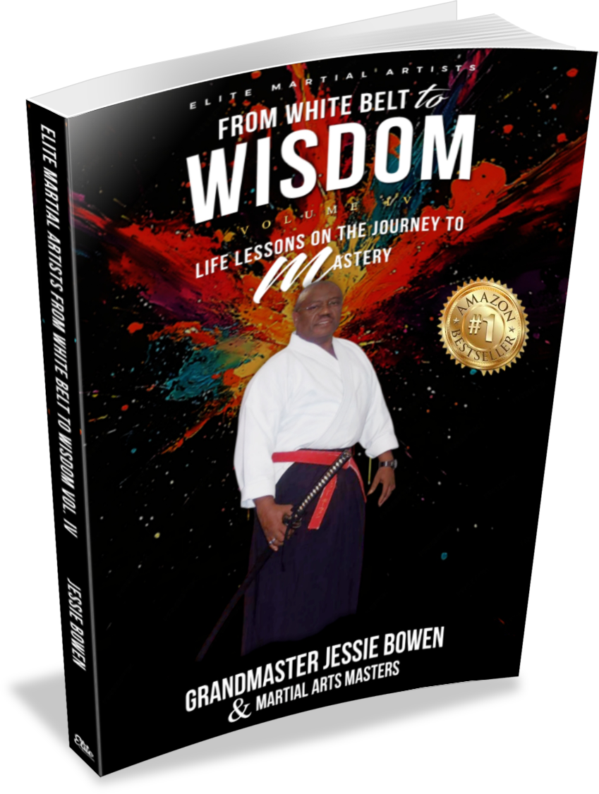 Elite Martial- White Belt to Wisdom Anthology book GM Jessie Bowen personalized cover