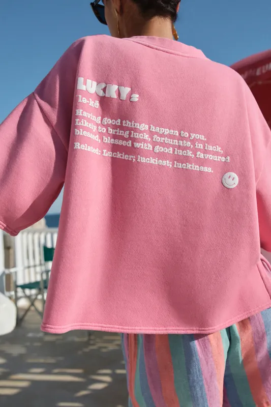 By-Bar | Willow dictionary top dusty pink - 100% organic cotton - made in Portugal