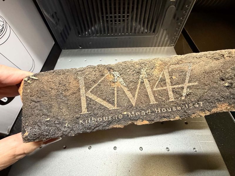 Laser Cut 1847 Chimney Brick