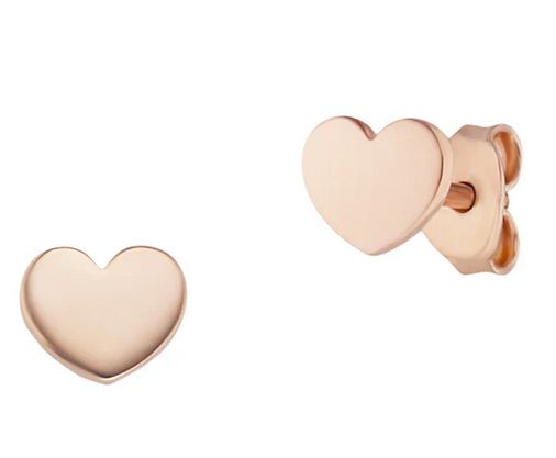 cai Ohrstecker 925/- Sterling Silber rotvergoldet 0,55cm ohne Stein cai Ohrstecker 925/- Sterling Silber rotvergoldet 0,55cm ohne Stein