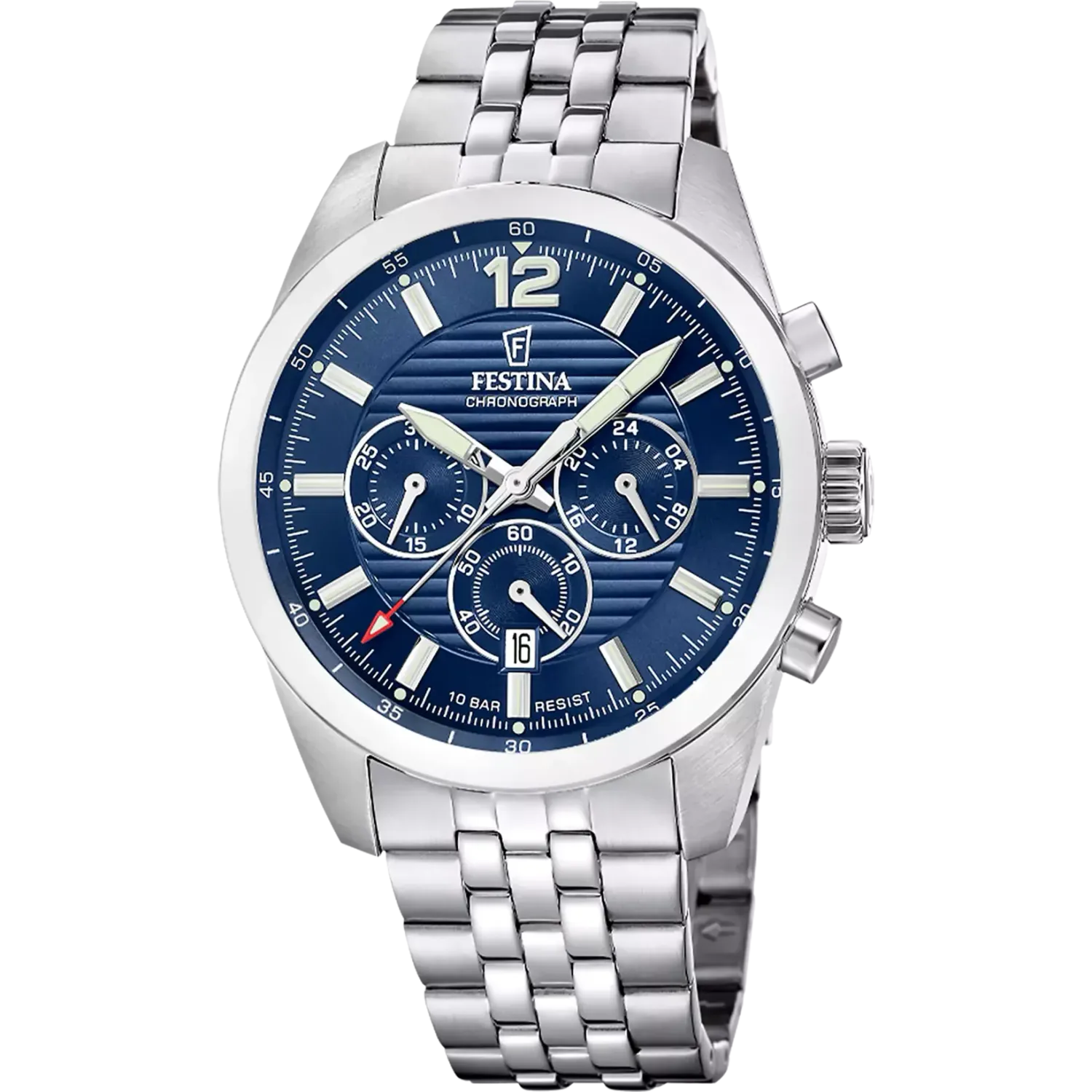 Festina Herrennuhr Edelstahl Armband