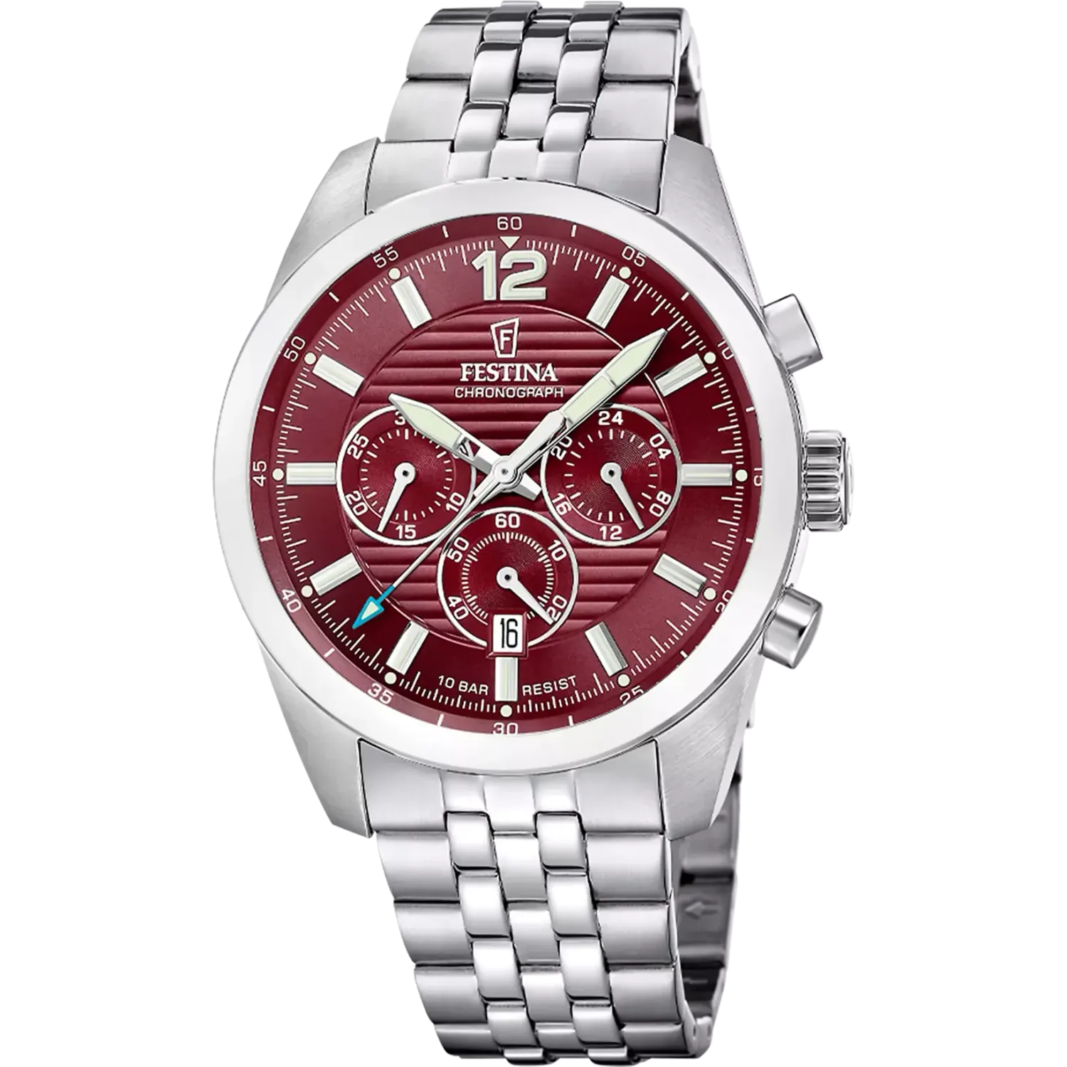 Festina Herrennuhr Edelstahl Armband