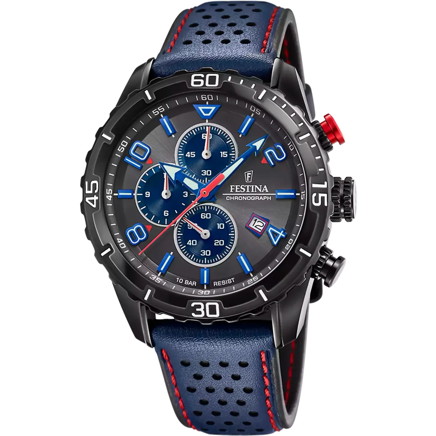 Festina Herrennuhr Leder Armband