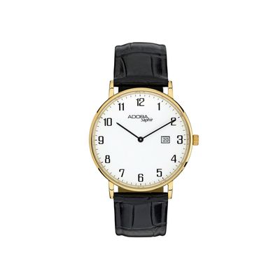 Herrenuhr Adora Safir Lederband Herrenuhr Adora Safir Lederband