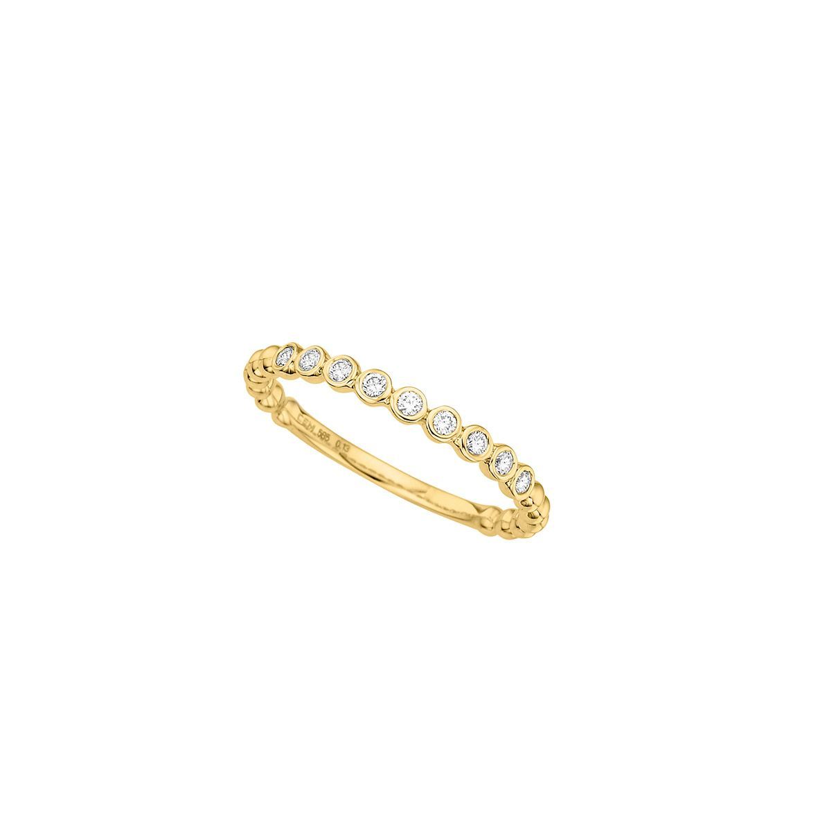 Damenring Gelbgold 585/- Brillant
