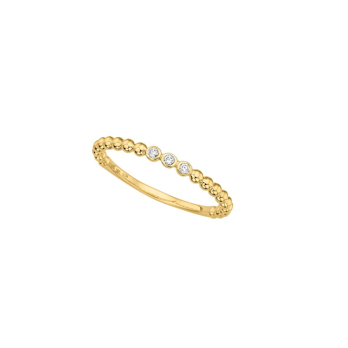 Damenring 585/- Weißgold Brillant