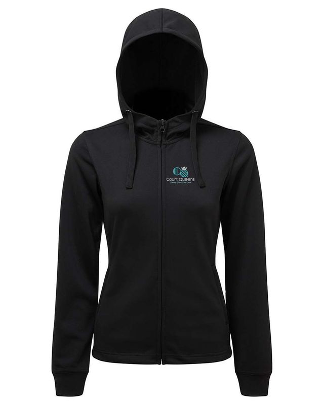 Women's Spun Dyed Full-Zip Hooded Sweatshirt