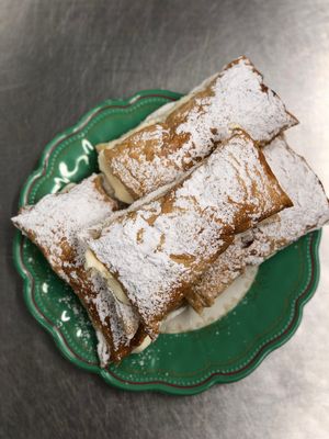 Cream &amp; Jam Slice