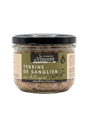 Terrine de sanglier aux châtaignes