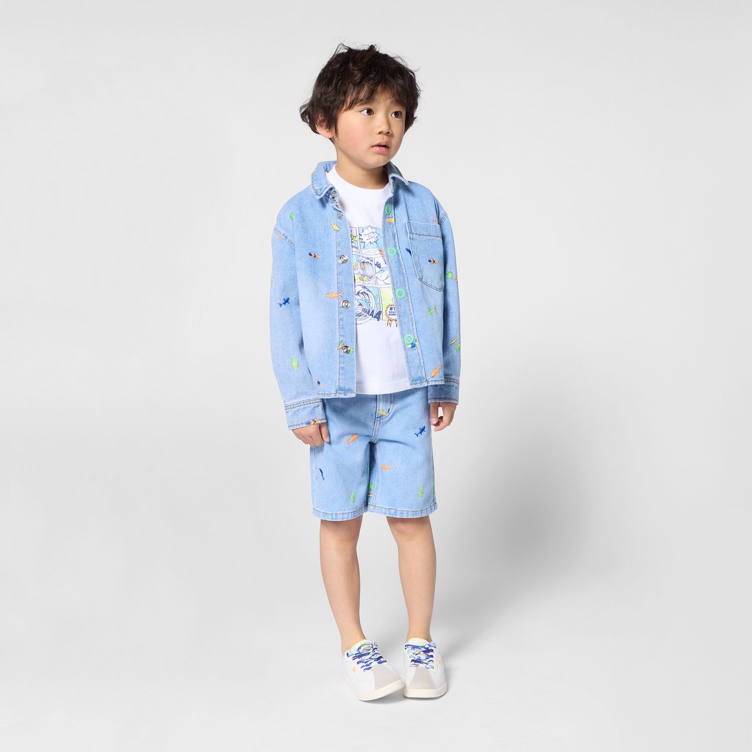 Billieblush Boys Denim Overshirt (U22185)